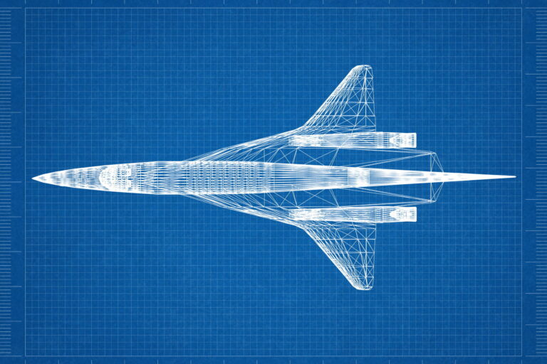 military fighter plane Architect blueprint